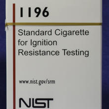 Photo of NIST SRM 1196-1, standard cigarette (pack)