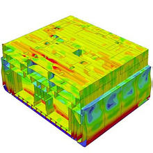 Color computer models of the predicted corrosion of the USS Arizona