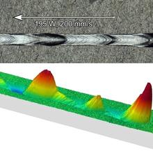 Laser Trace on Superalloy