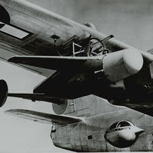 Bat missile mounted on a Navy plane