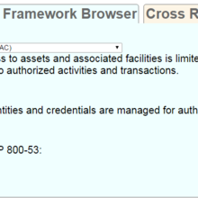 Cyber Framework Browser tab