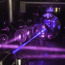 photo of strontium atomic clock