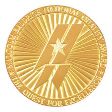 Baldrige Award medallion