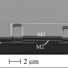 Four-layer processing with chemical-mechanical polishing (CMP)