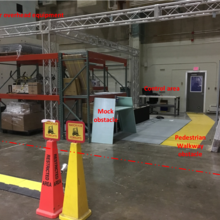 Right side of A-UGV Test Area