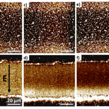 Direct observation of ion (CH3+) electron migration in organic inorganic perovskite (CH3PbI3) lateral solar cell