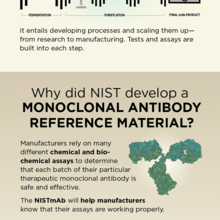 Monoclonal Antibody reference material infographic