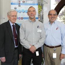 Baldrige Program Directors Curt Reimman (First Director), Bob Fangmeyer (Director), and Harry Hertz (Director Emeritus)