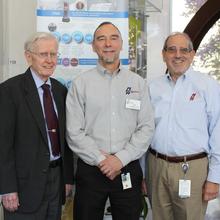 Photo of Baldrige Program Directors Curt Reimann, Bob Fangmeyer, Harry Hertz