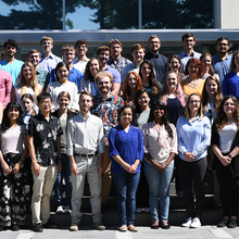 A group photo of participants in NIST's 2018 Summer Undergraduate Research Fellowship program.