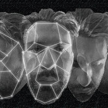 computerized image of a bearded face shown from several angles