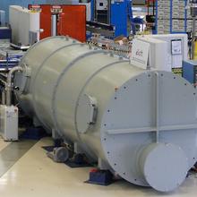 Picture of the detector tank of the NIST 10 meter Small Angle Neutron Scattering instrument