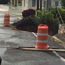 Road Damage in Utuoado, Puerto Rico