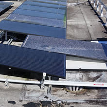 Damaged Solar Panels Vieques