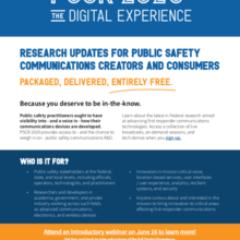 This is a screenshot of the PSCR 2020 Outreach Flyer. Click to open the PDF and read more about the PSCR 2020 Digital Experience.