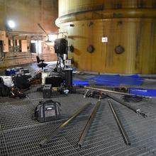 interior of a smoke stack