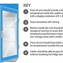 vaccine refrigerator illustration