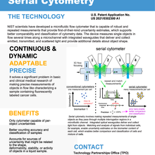 Serial Cytometry Patent Application Number US 2021/0302300 A1