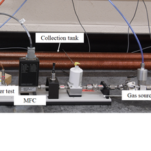 prototype of semiconductor gas flow standard