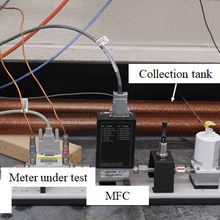 benchtop prototype semiconductor gas flow standard