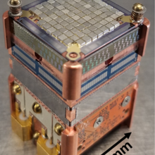 96-pixel gamma-ray microcalorimeter array