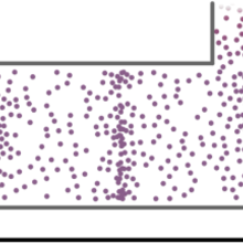 schematic of sound-wave transmitter and receiver