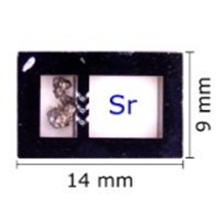 Microfabricated Strontium Vapor Cells