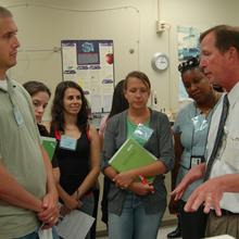 Rick Harshman instructing students