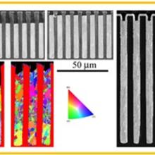 Bottom-up Au electrodeposition of gratings for phase shift X-ray imaging. 