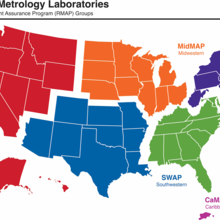 Map of RMAP regions without state listing