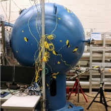 1800-liter spherical vessel