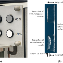 Artifact with four test samples