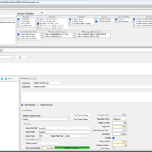 Main tab of DataScripting program