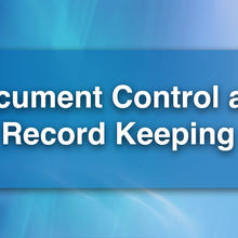 Document Control and Record Keeping Feature