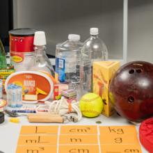 Sample Everyday Objects (Option 1) Game Objects and unit symbol card