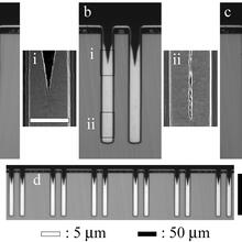 Nickel filling of through silicon