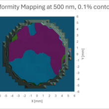 Uniformity mapping of a Si photodiode at 500 nm.