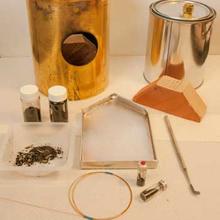 Shown here are the tools for testing arson samples using NIST's new PLOT capillary method. 