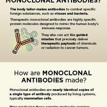 Monoclonal Antibody reference material infographic