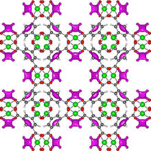 closeup image of the HKUST-1 metal-organic framework