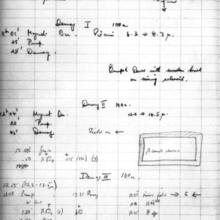 Ernest Ambler's laboratory notebook