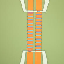 magnetic microfluidic chip