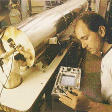 Engineer John Lowe with NIST-7