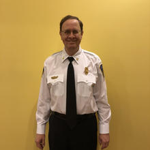 An photo of Peter Hallenbeck in uniform.
