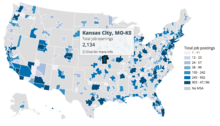 CyberSeek interactive map