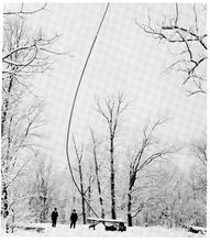 antenna in snow