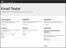 NIST DANE Test System