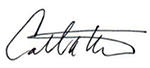 Carroll Thomas signature