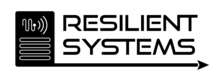 Resilient Systems Research Portfolio Logo in B&W