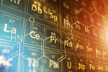 a stylized rendering of the periodic table